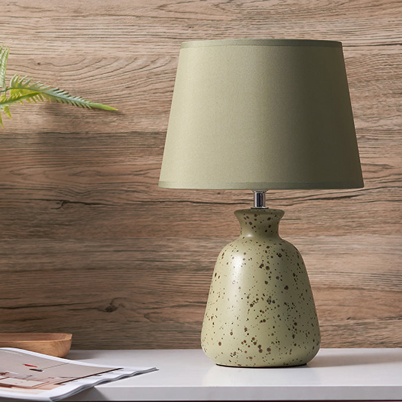 RusticaLight - Charming ceramic reading lamp with rustic style for bedside table with 3 pumps