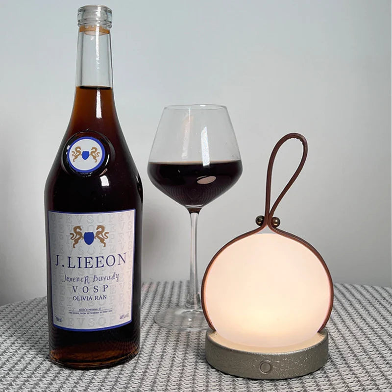 Radiant Orb - Elegant Wireless Lantern for Decoration