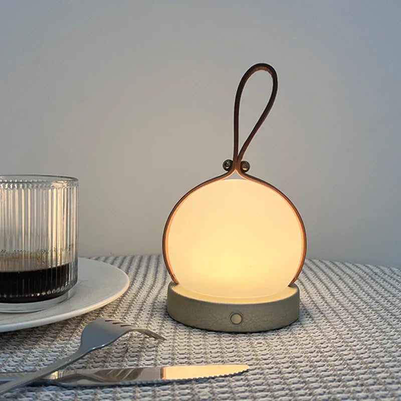 Radiant Orb - Elegant Wireless Lantern for Decoration