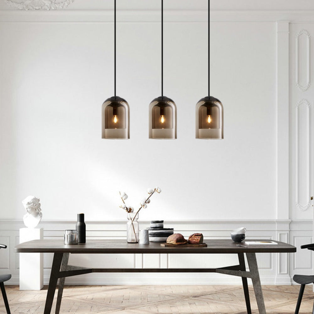 AiryLight – Elegant glass pendant lamp with a minimalist design