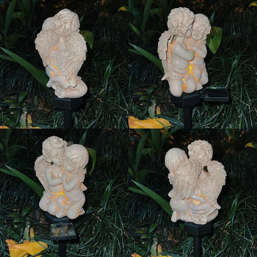 EternalLight - Enchanting Resin Angel Solar Lamp